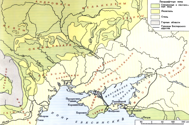 Северное Причерноморье в VII-III веках до н.э.